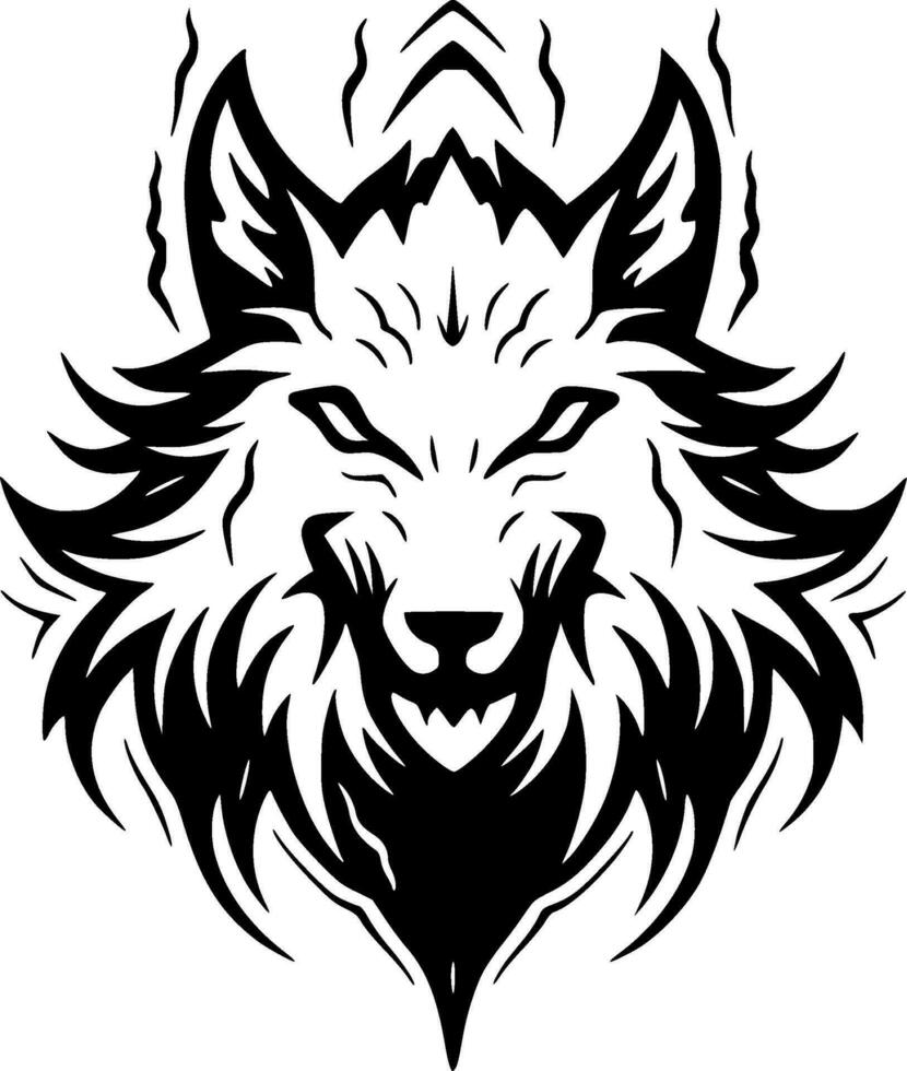 lobo - alto calidad vector logo - vector ilustración ideal para camiseta gráfico