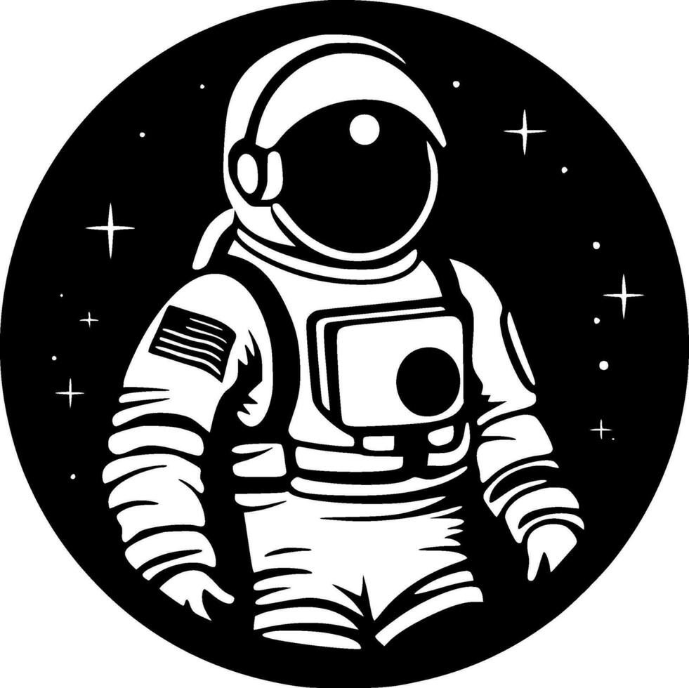 Astronaut - High Quality Vector Logo - Vector illustration ideal for T-shirt graphic