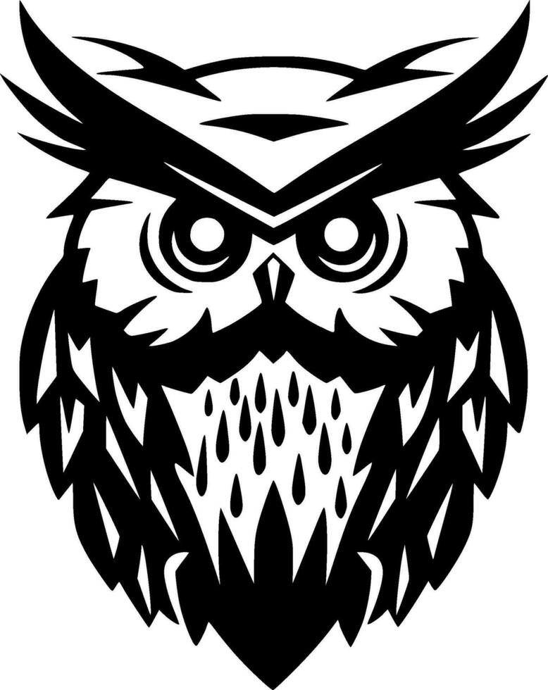 Owl - High Quality Vector Logo - Vector illustration ideal for T-shirt graphic