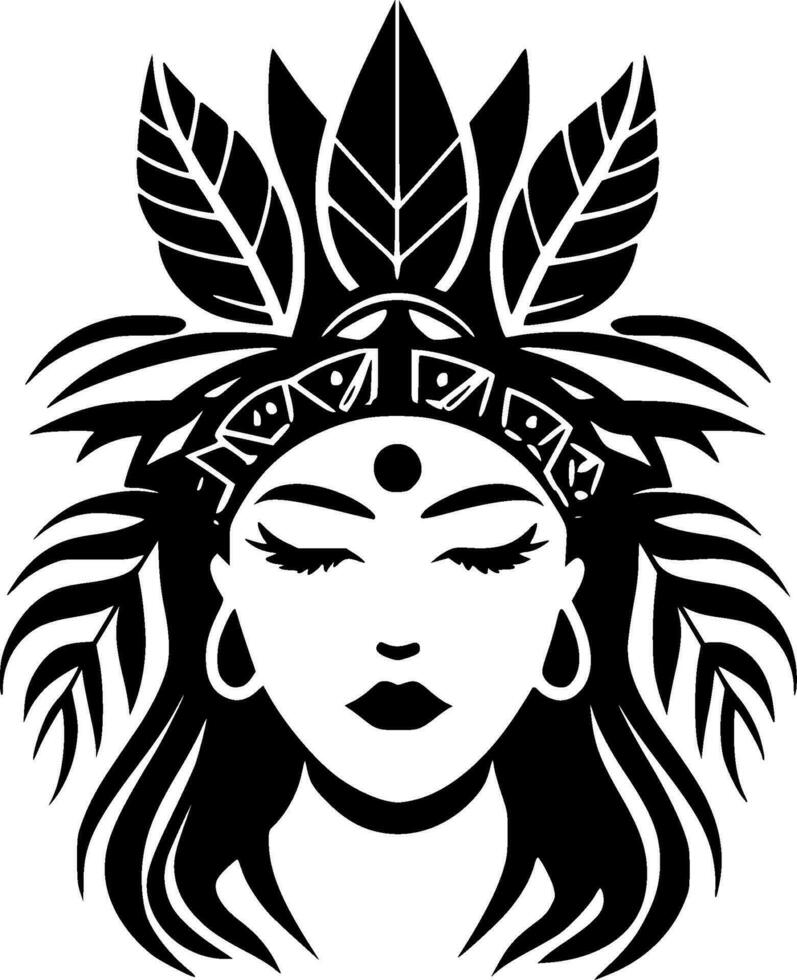 Boho - High Quality Vector Logo - Vector illustration ideal for T-shirt graphic