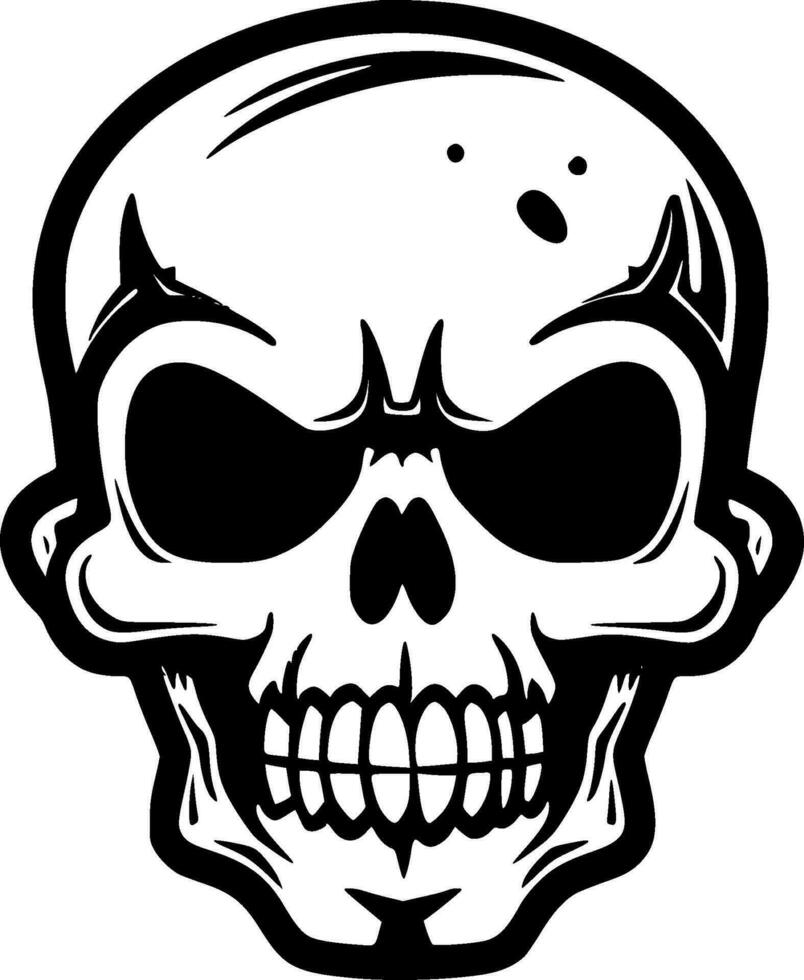 Skull - High Quality Vector Logo - Vector illustration ideal for T-shirt graphic