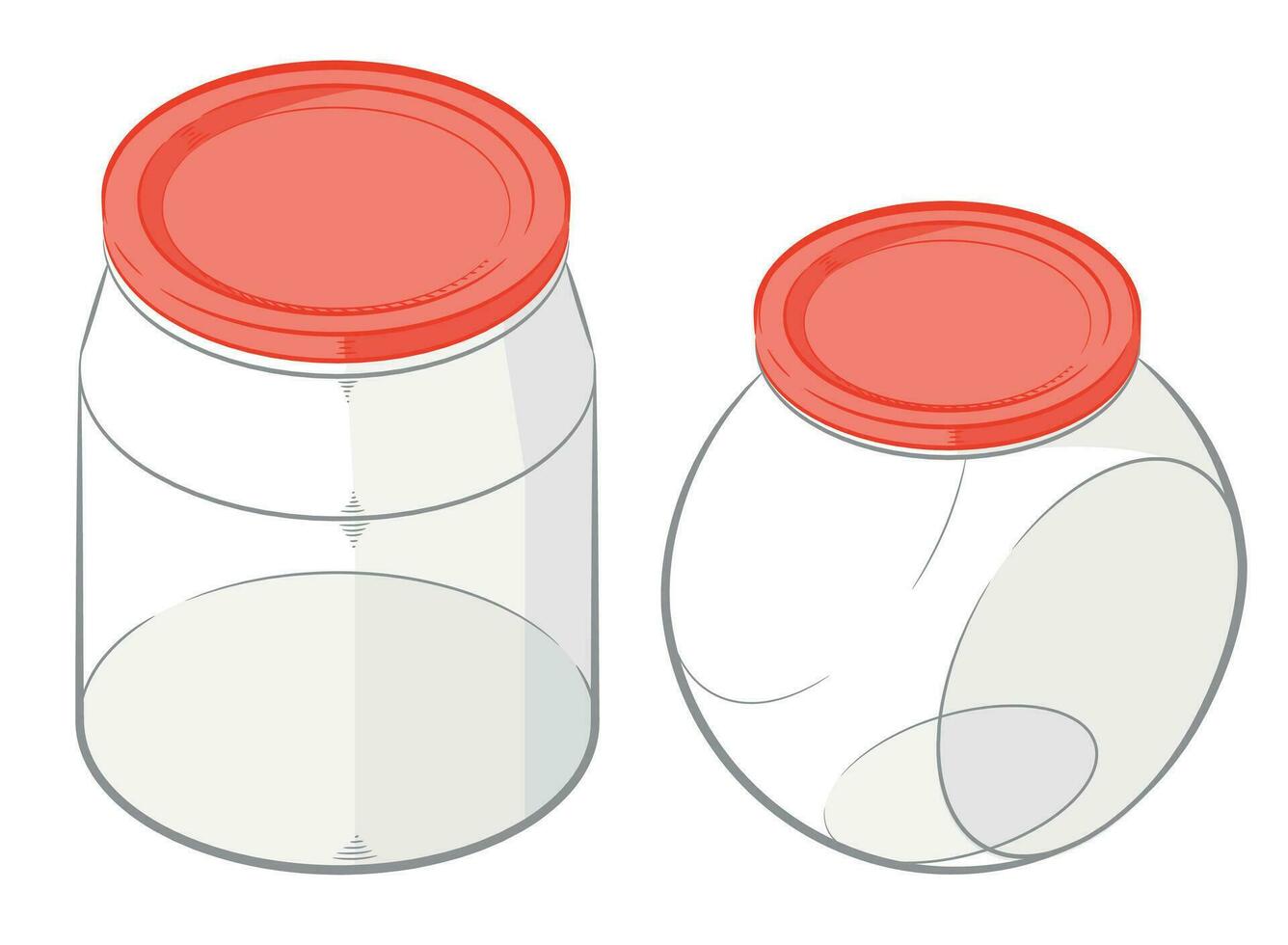Food Plastic Box Snack Storage Pack vector