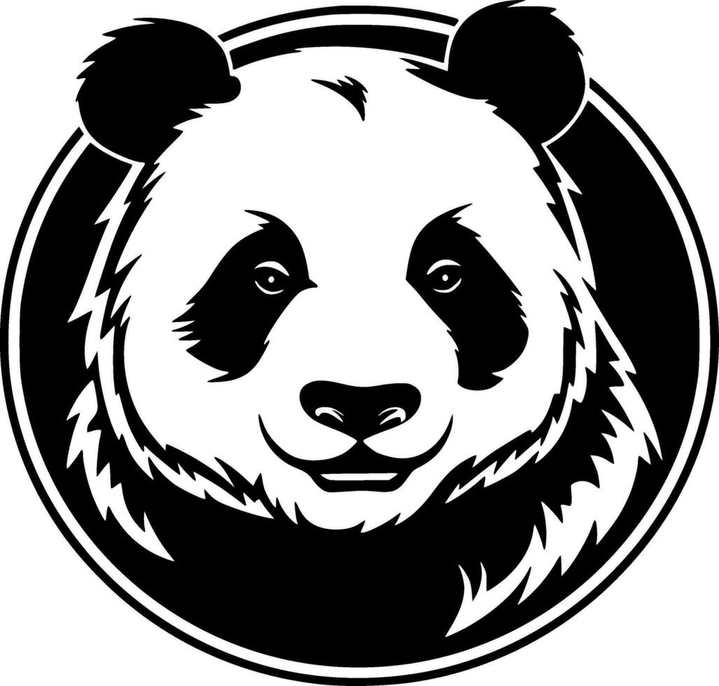 Panda - High Quality Vector Logo - Vector illustration ideal for T-shirt graphic