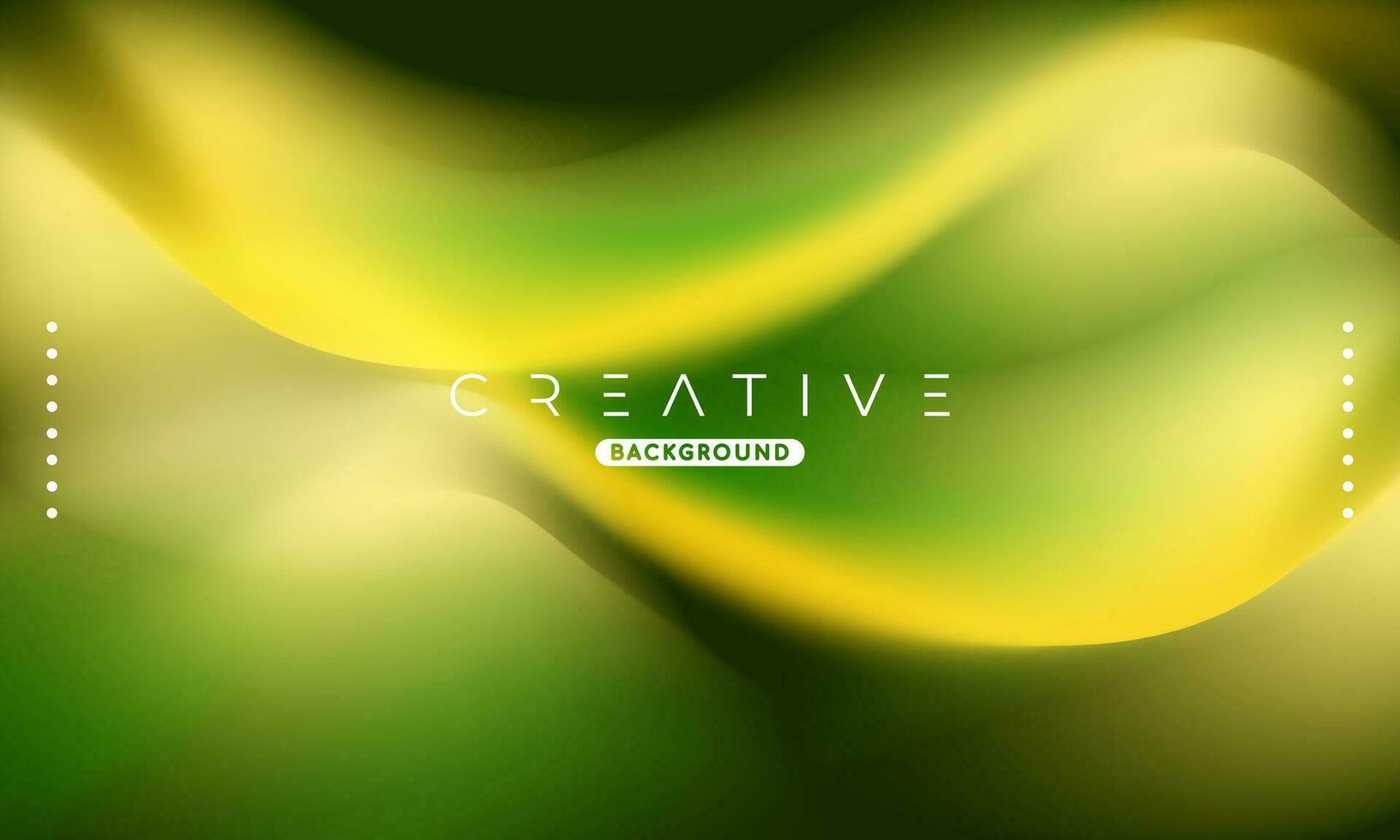 Abstract liquid gradient Background. Fluid color mix. Yellow and Green Color blend. Modern Design Template For Your ads, Banner, Poster, Cover, Web, Brochure, and flyer. Vector Eps 10