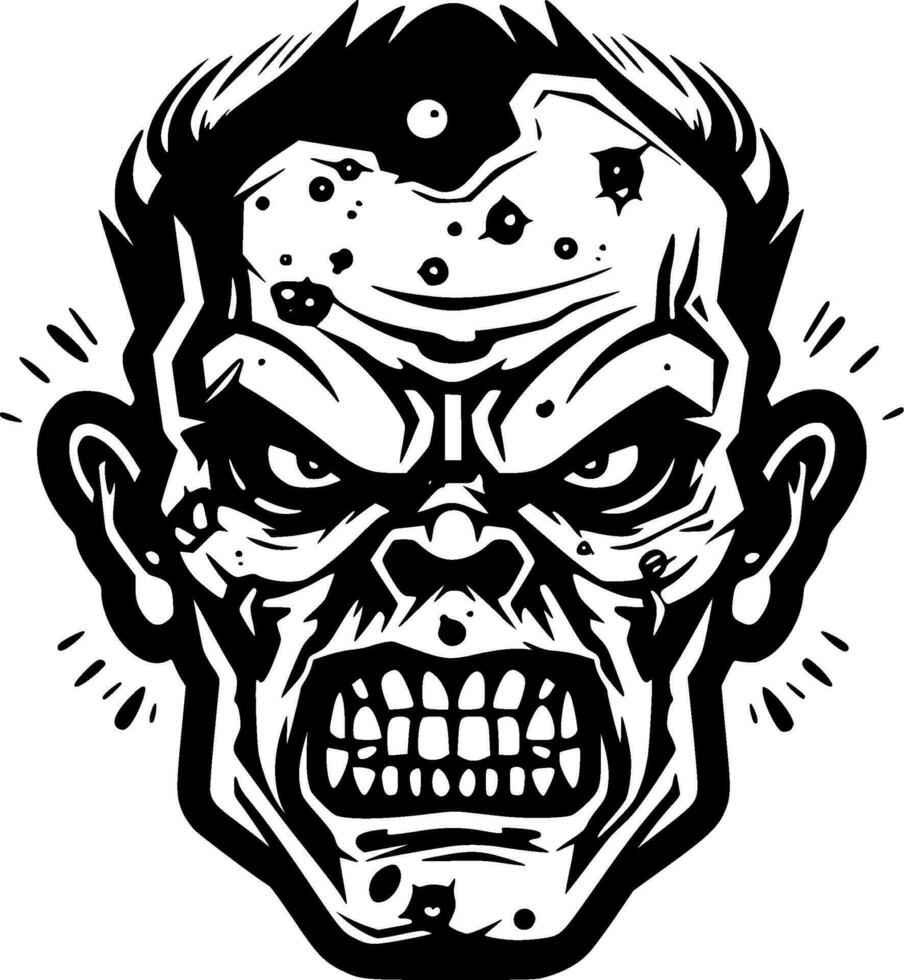 zombi - alto calidad vector logo - vector ilustración ideal para camiseta gráfico