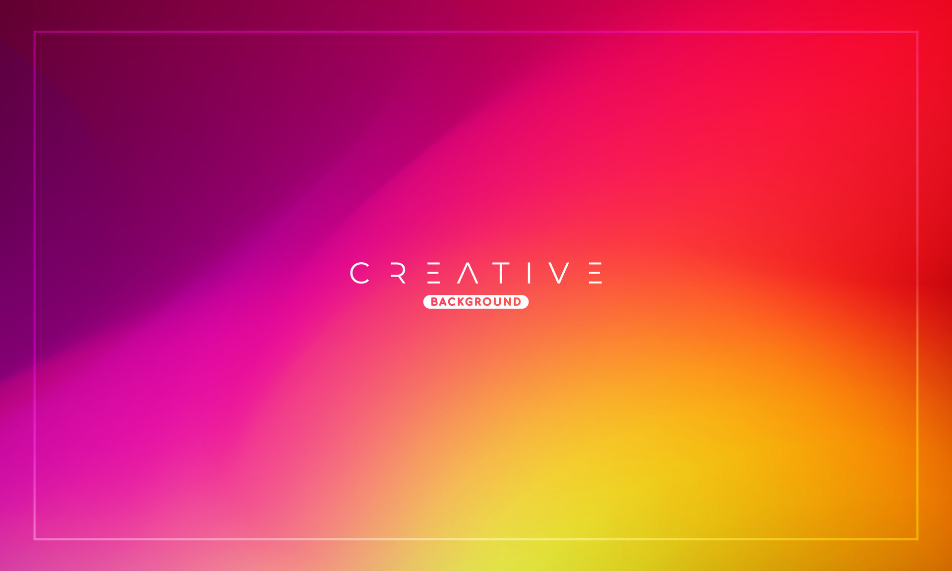 Pink And Yellow Abstract Background With Fluid Design Gradient