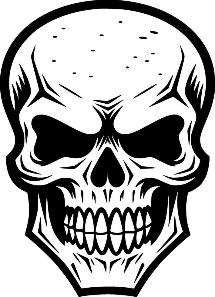 Skull - High Quality Vector Logo - Vector illustration ideal for T-shirt graphic