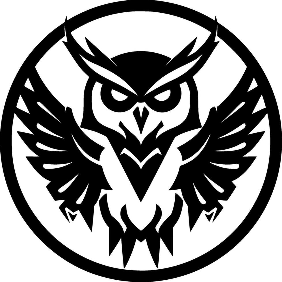 Owl - High Quality Vector Logo - Vector illustration ideal for T-shirt graphic