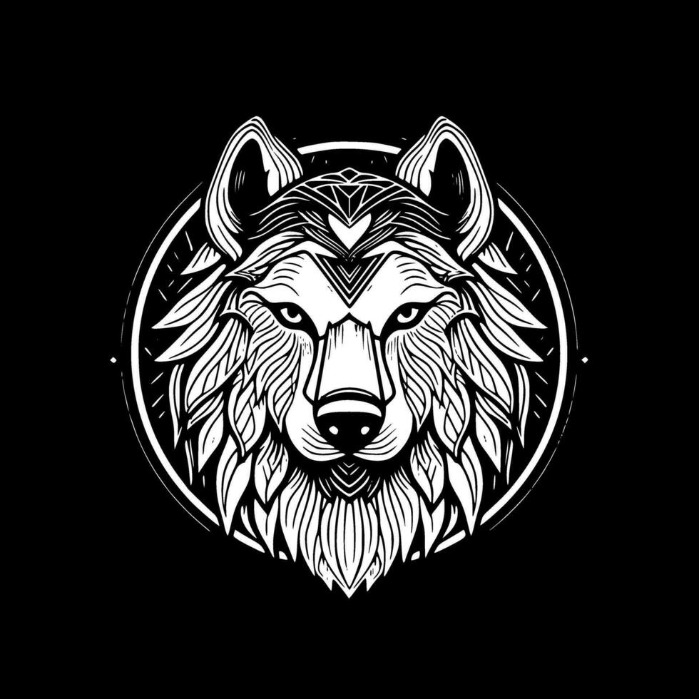 Wolf - High Quality Vector Logo - Vector illustration ideal for T-shirt graphic