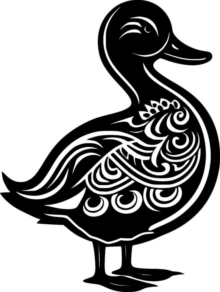 Duck - High Quality Vector Logo - Vector illustration ideal for T-shirt graphic