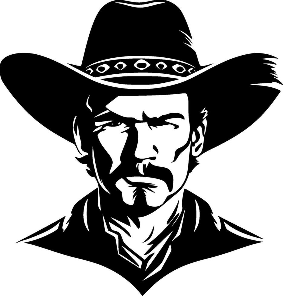 Western - High Quality Vector Logo - Vector illustration ideal for T-shirt graphic