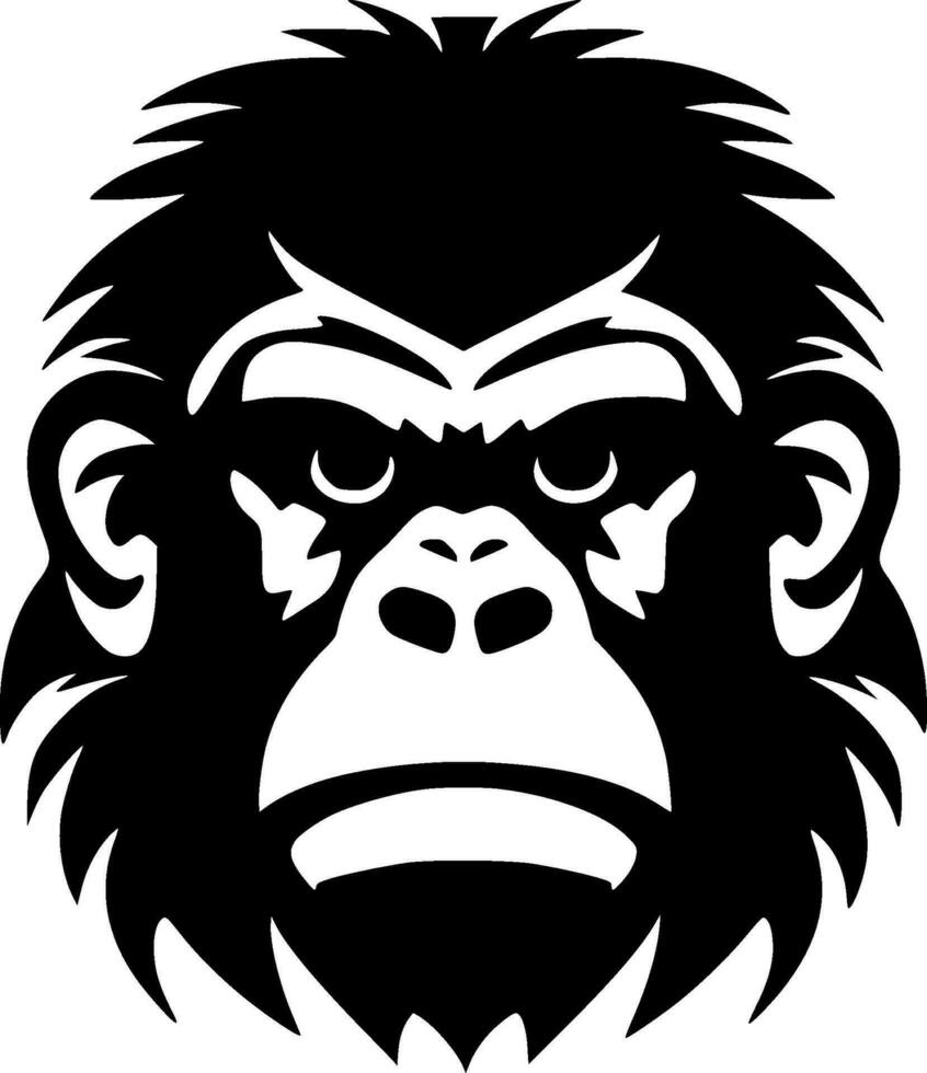 Monkey - High Quality Vector Logo - Vector illustration ideal for T-shirt graphic