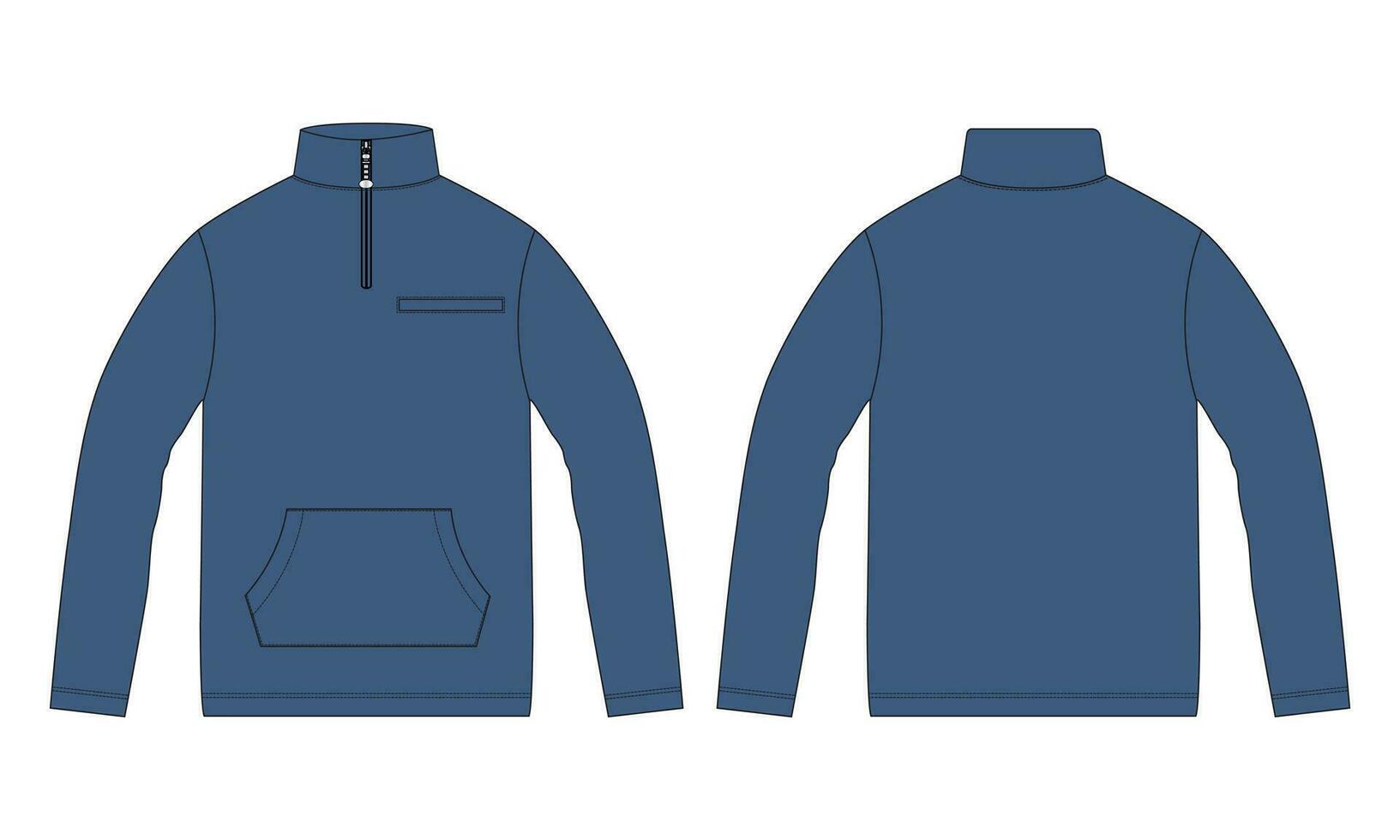largo manga chaqueta vector ilustración modelo para de los hombres y Niños