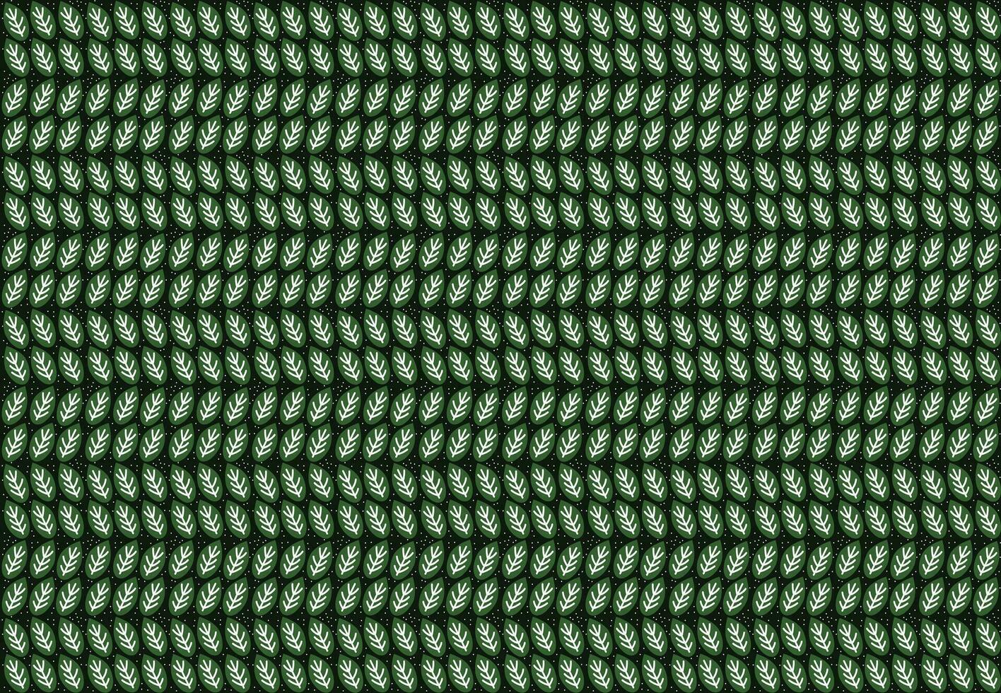 Leaf Pattern Design vector