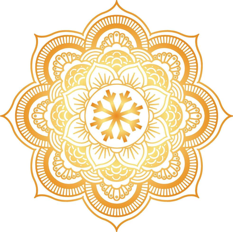 mandala ornament design in vector