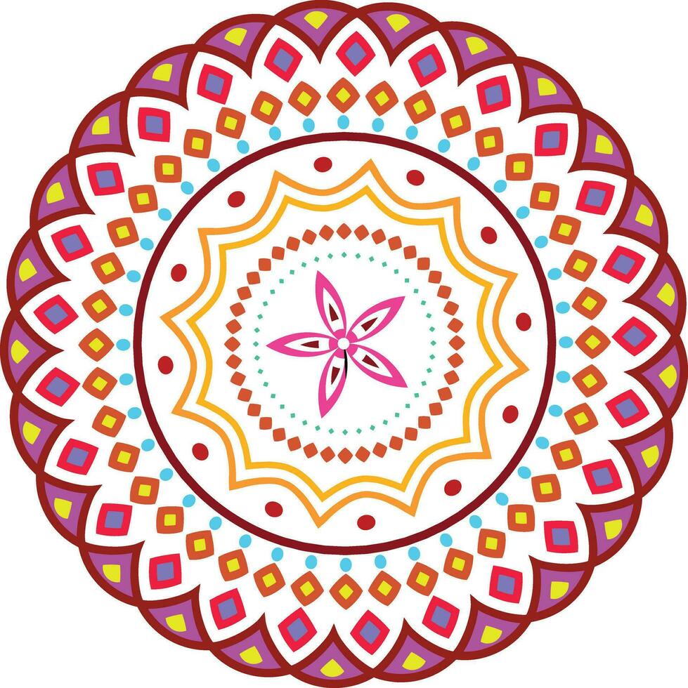mandala ornament design in vector