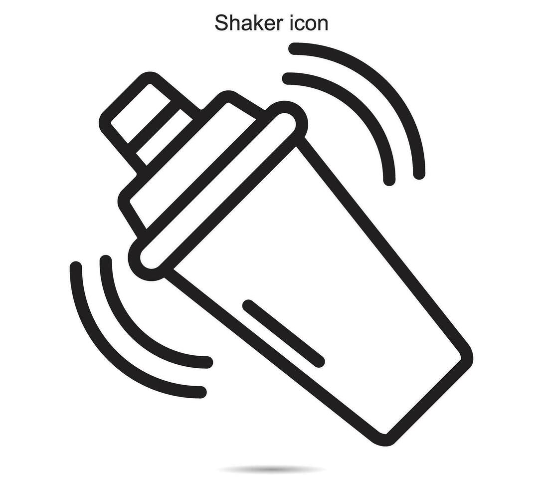 Shaker icon, vector illustration.