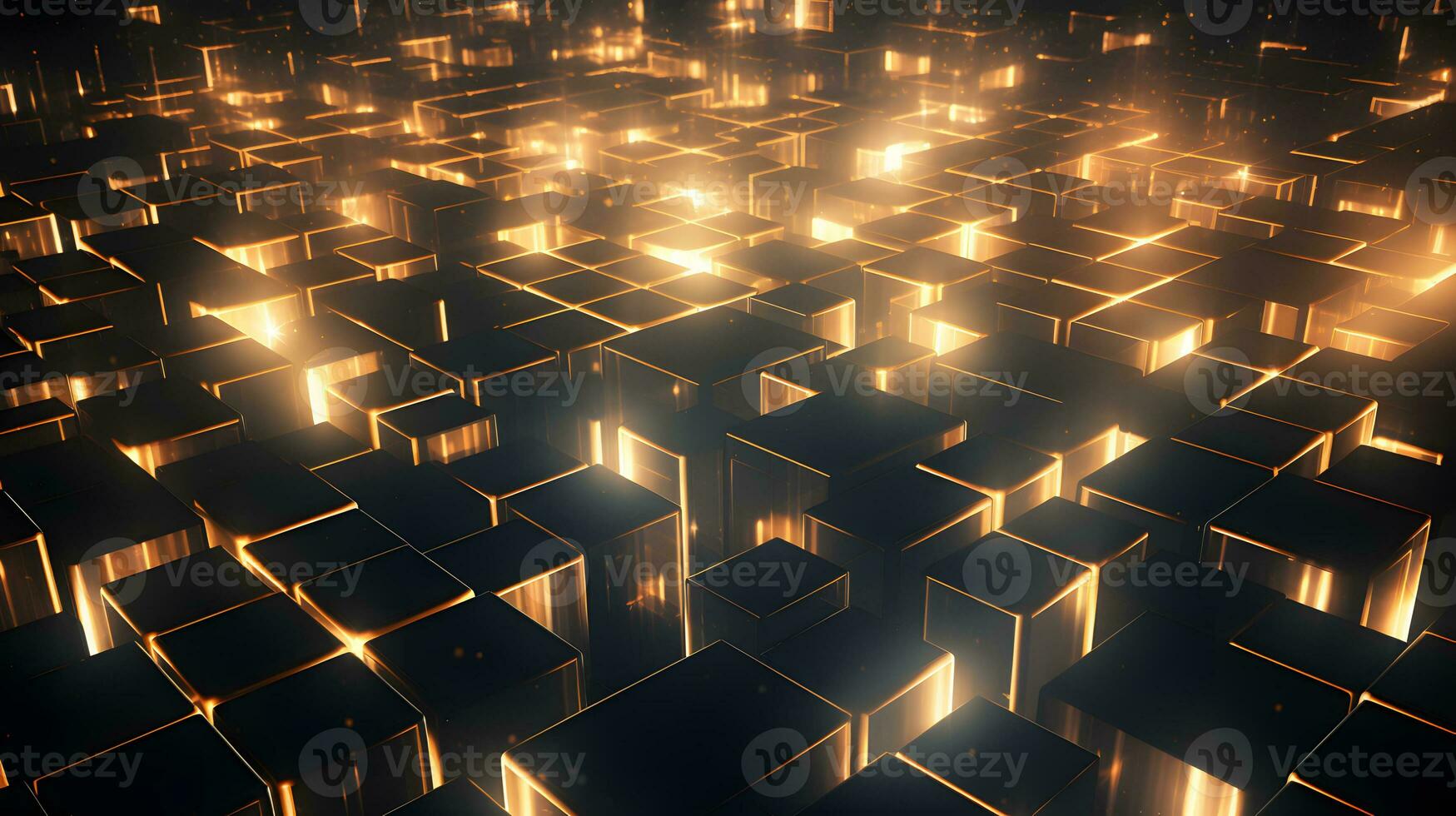 3d texture, perspective polygonal blocks, shiny background ai generated photo
