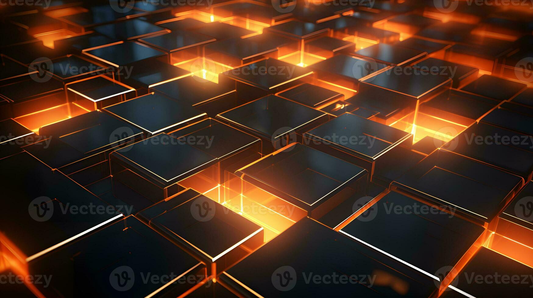 3d texture, perspective polygonal blocks, shiny background ai generated photo