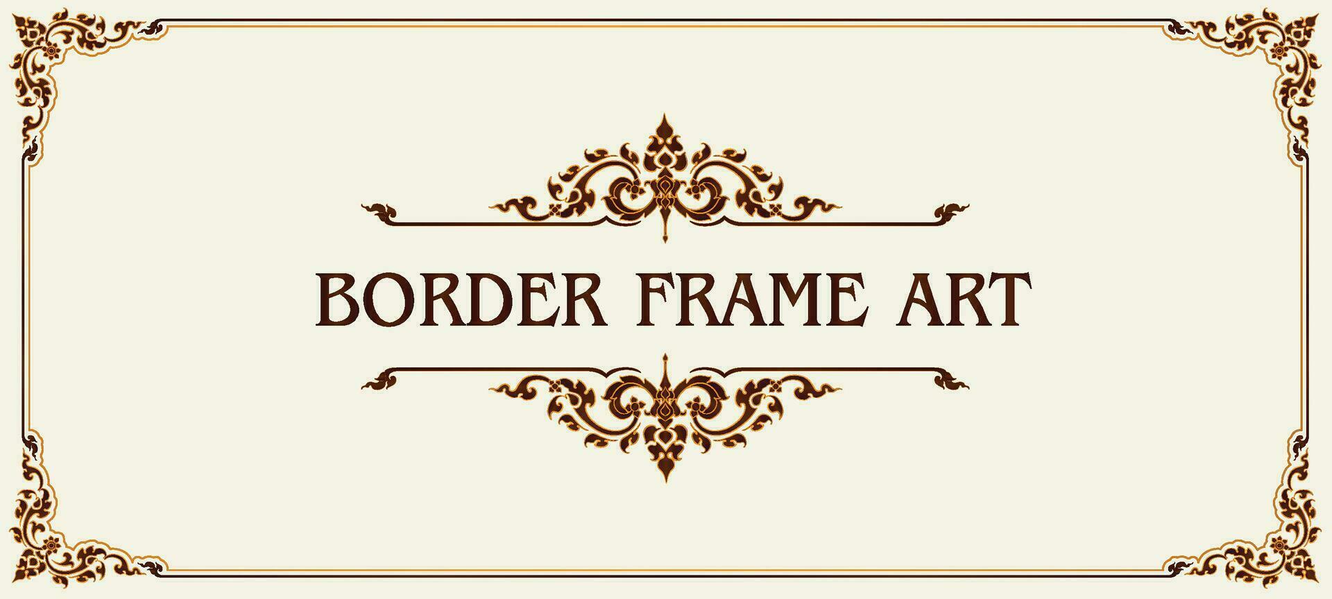 Decorative vintage floral frames and Certificate border vector