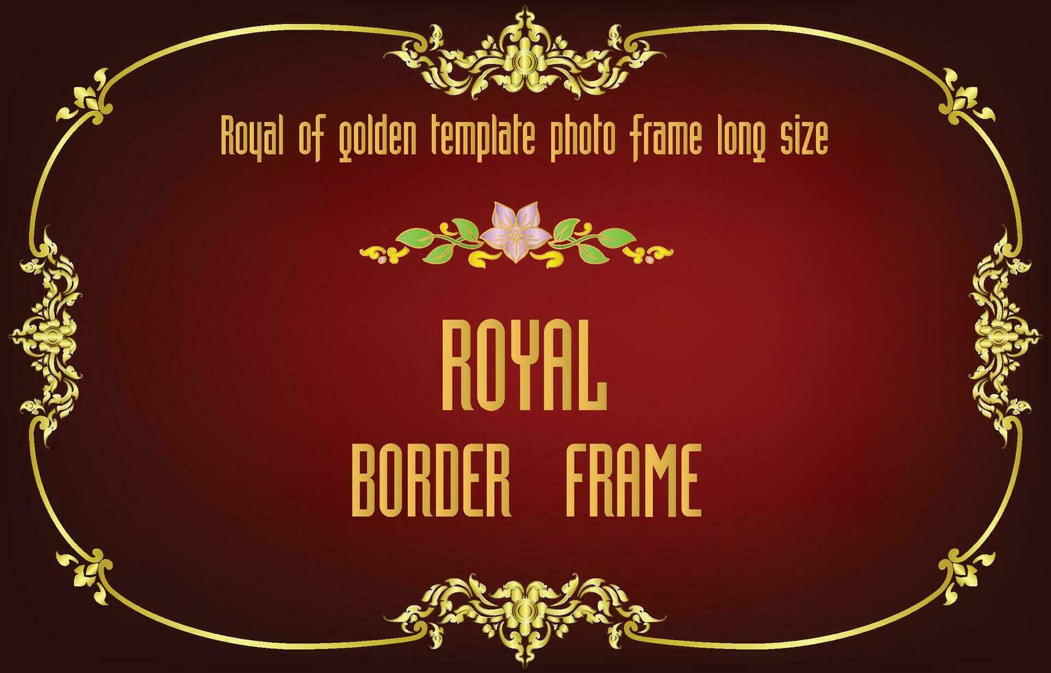 Decorative vintage floral frames and Certificate border vector