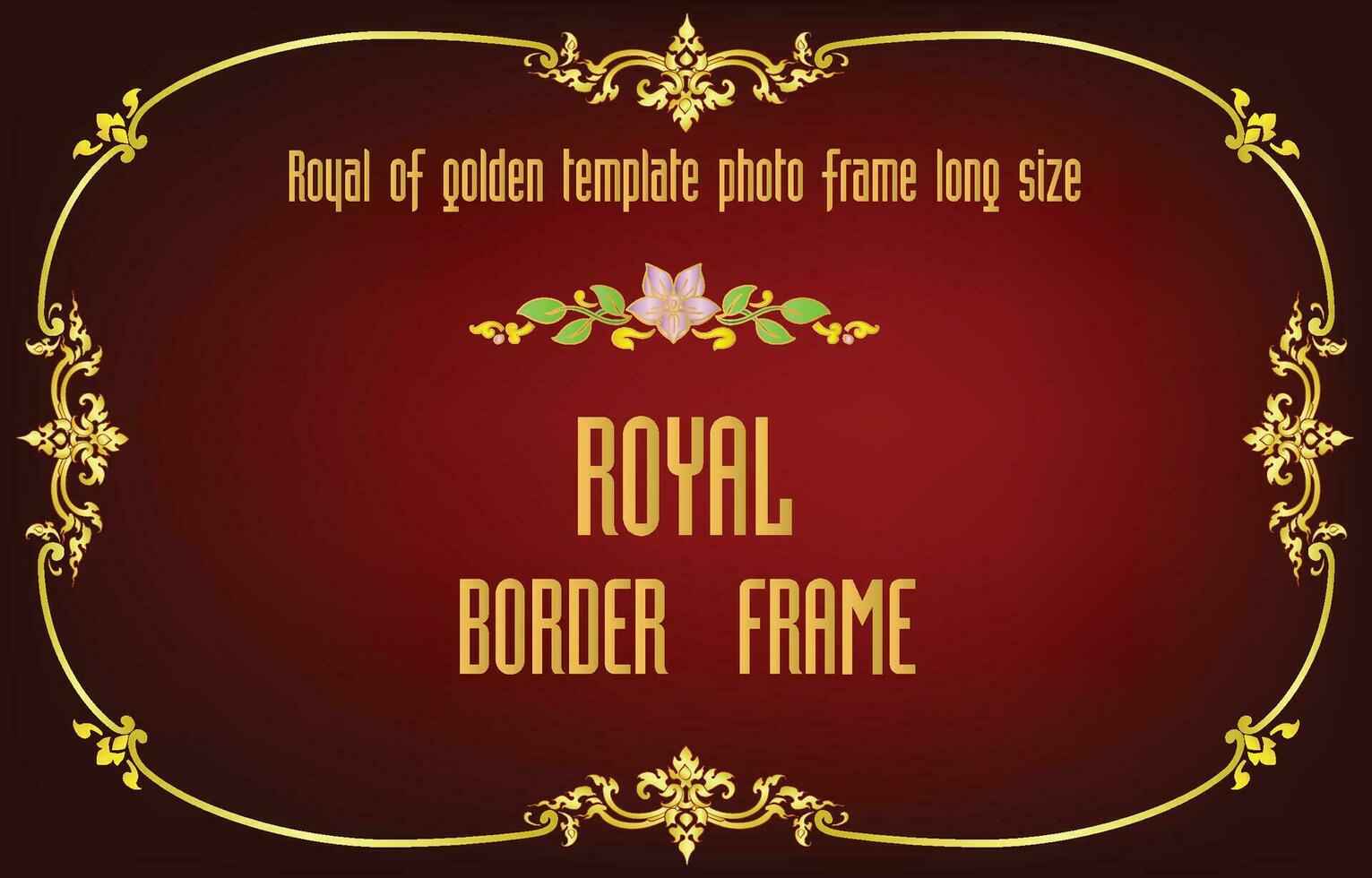 Decorative vintage floral frames and Certificate border vector