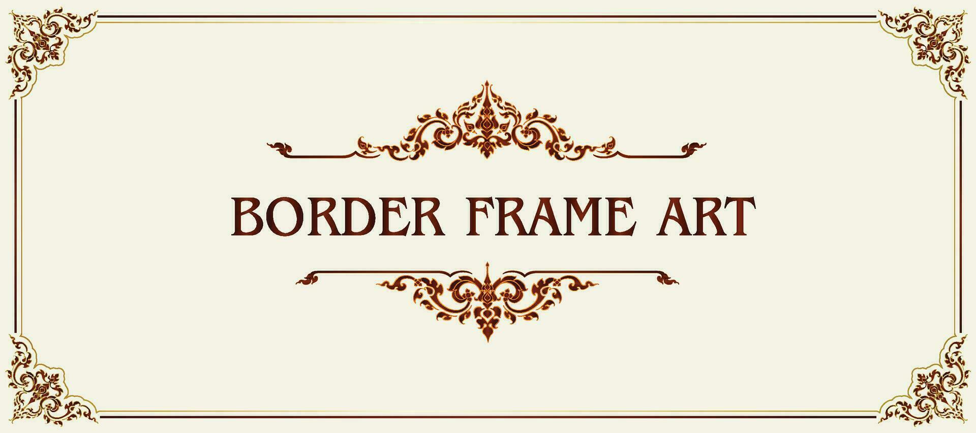 Decorative vintage floral frames and Certificate border vector