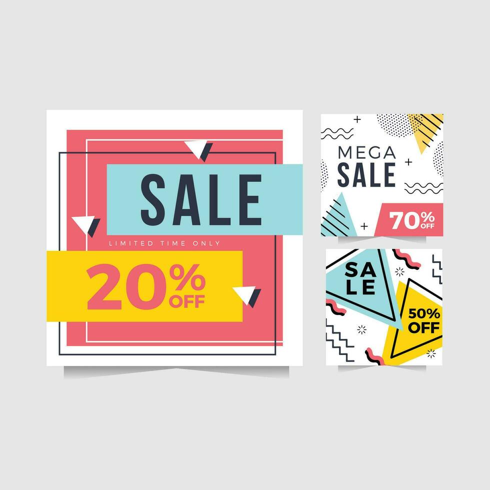 poster or banner promotional sale and discount vector