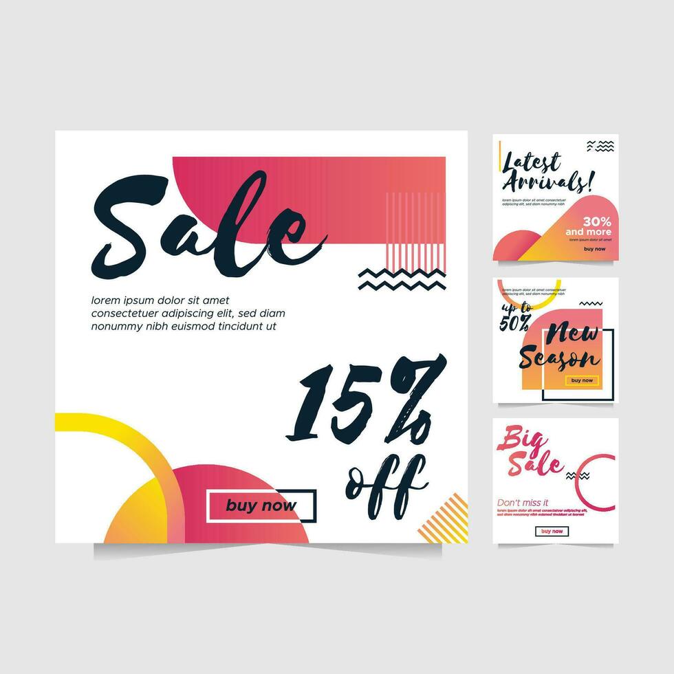 poster or banner promotional sale and discount vector