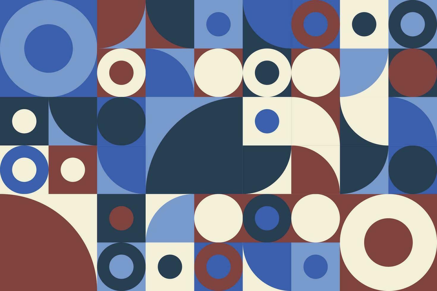 Abstract flat colorful geometric mosaic seamless pattern for unique design vector