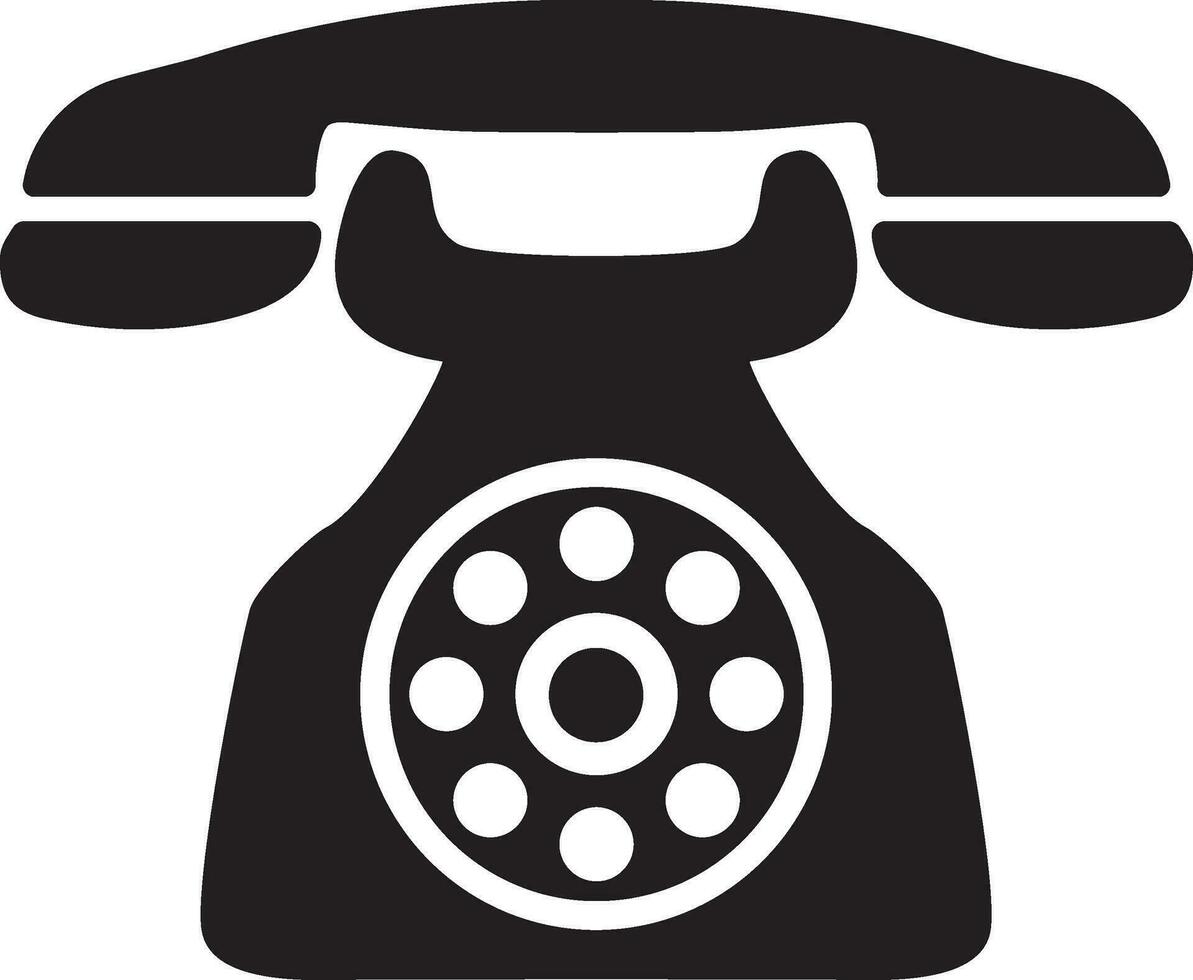 Telephone vector icon