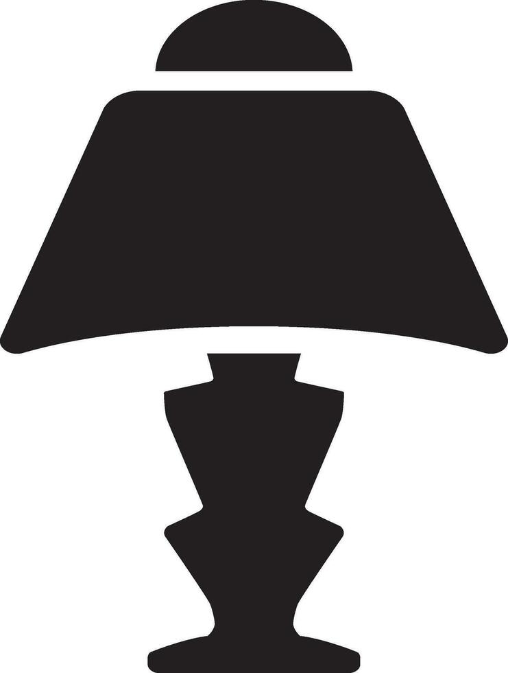 Floor lamp icon vector