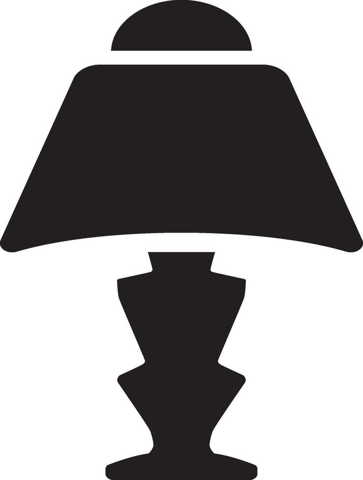 Floor lamp icon vector