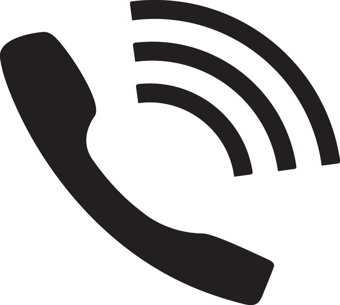Phone ringing icon vector