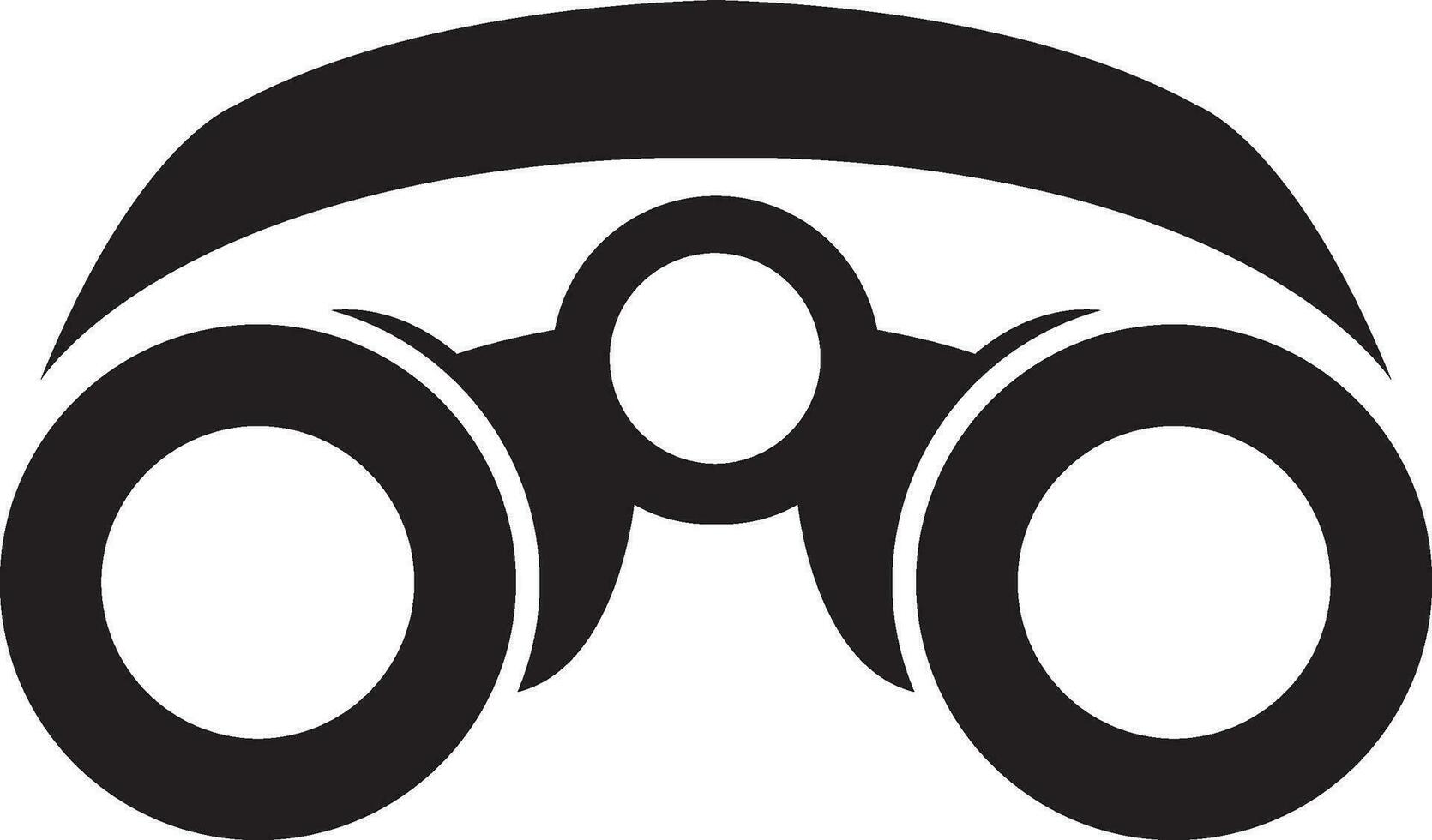 Binoculars icon vector illustration