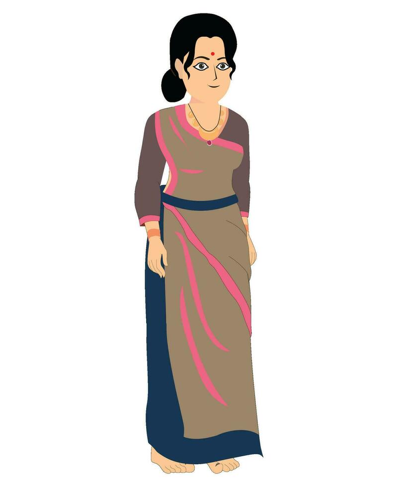 hermosa mujer en compartir plano dibujos animados vector ilustración