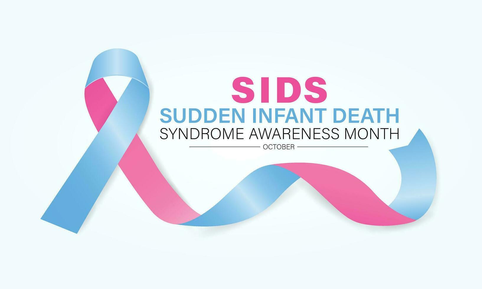 Pregnancy and infant loss awareness month vector