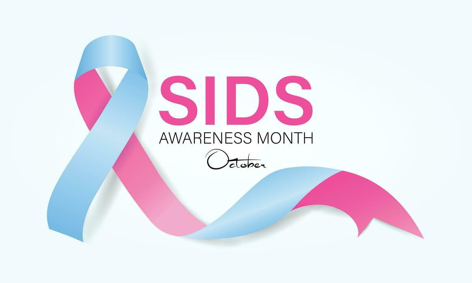 Pregnancy and infant loss awareness month vector