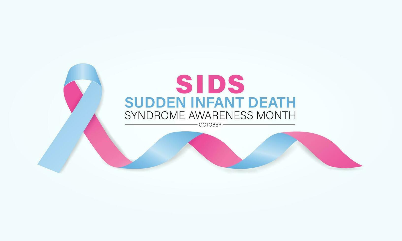 Pregnancy and infant loss awareness month vector