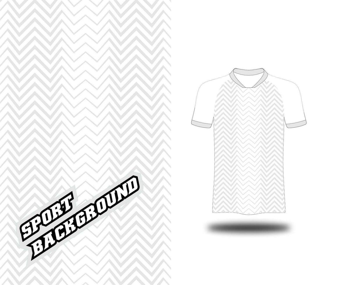 white pattern strip jersey soccer vector