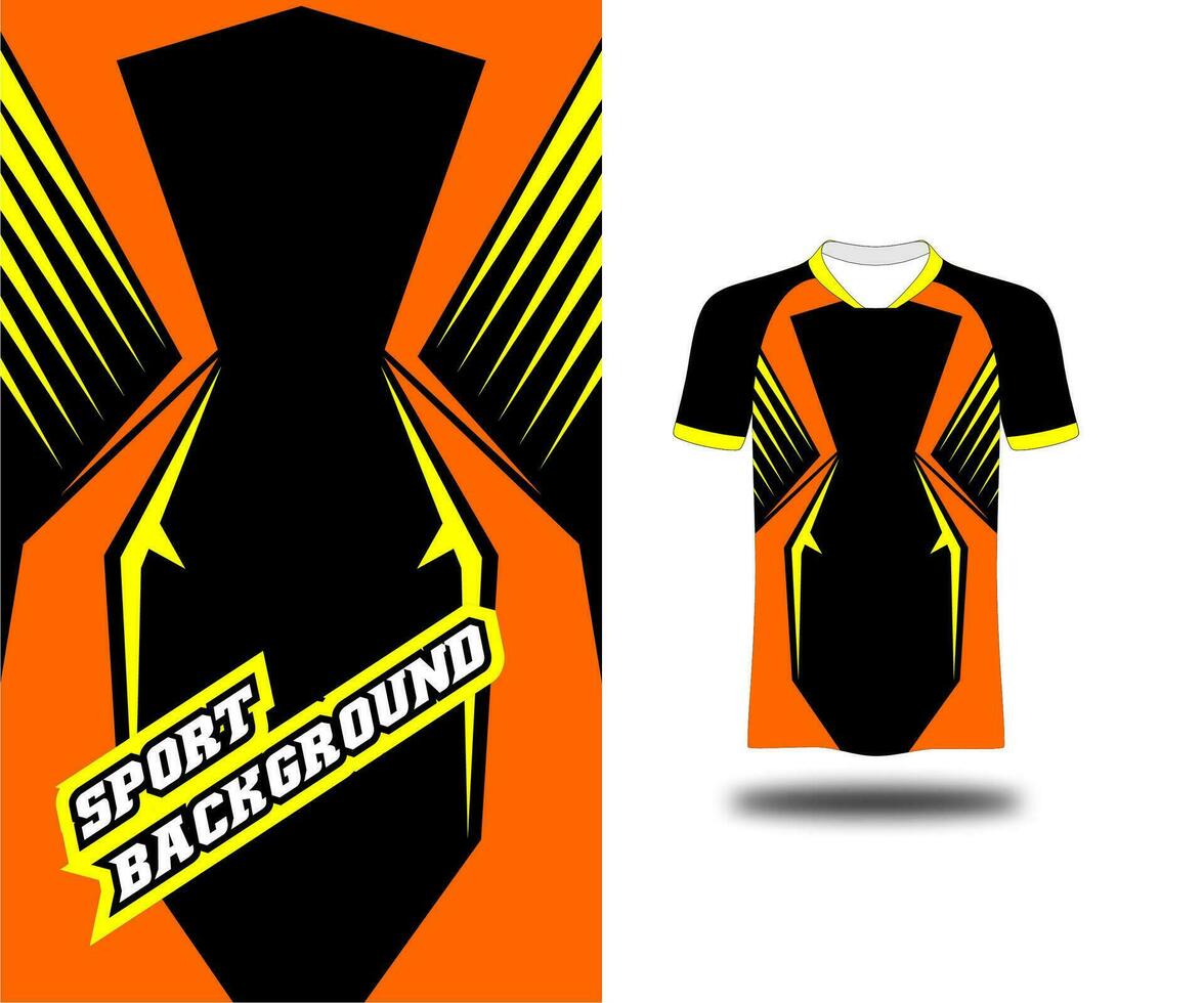 kit mock up esport gaming jersey vector