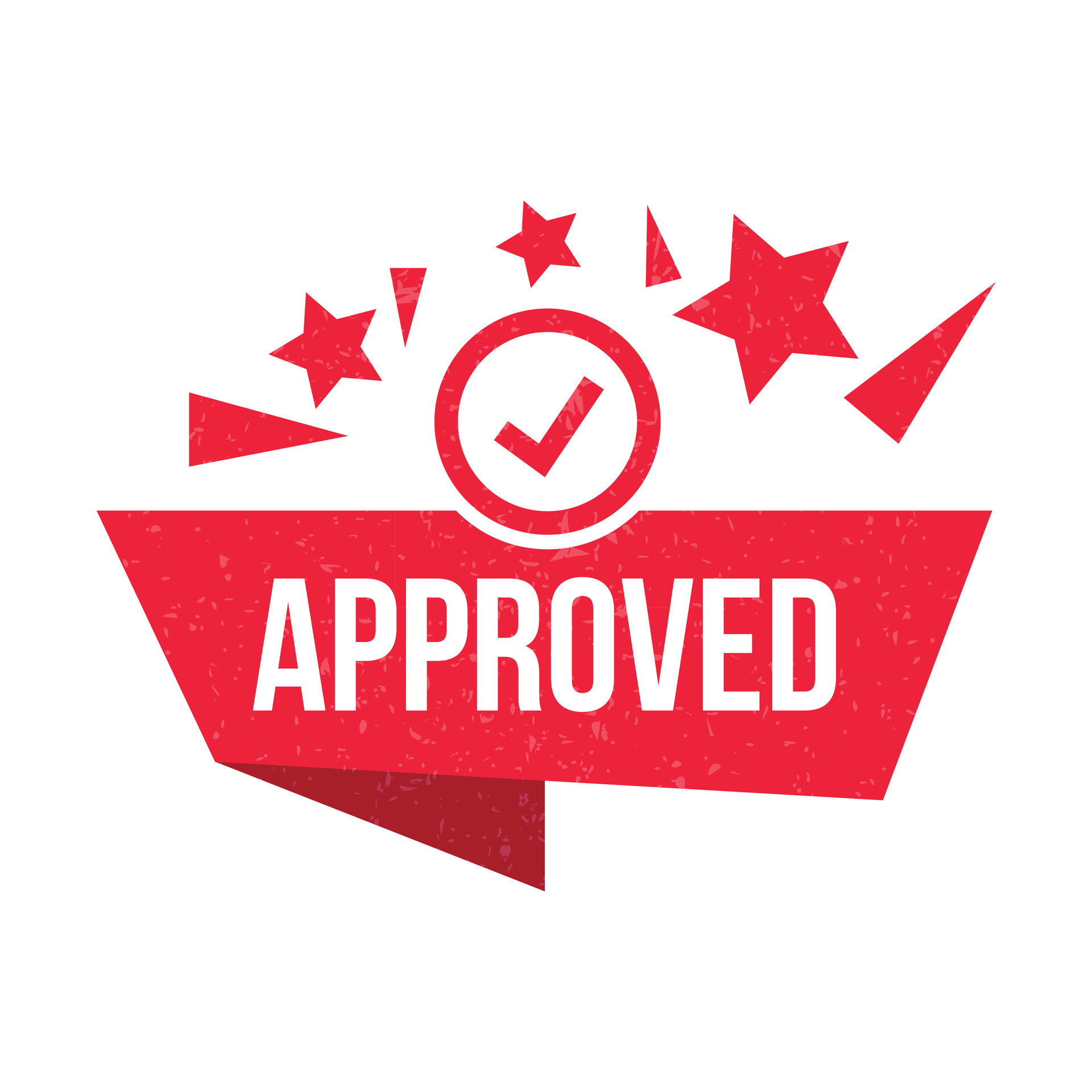 Approved Rubber Stamp, Approved Icon, Seal Of Approval, Tested And