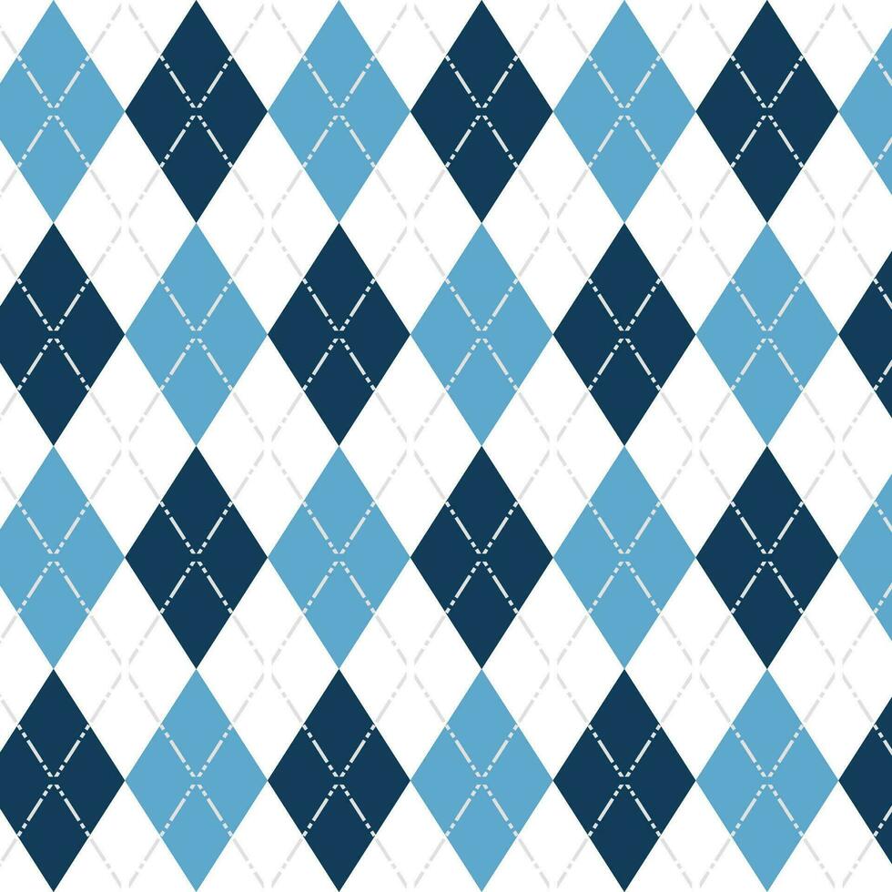 blue harlequin pattern suitable for fabric printing vector