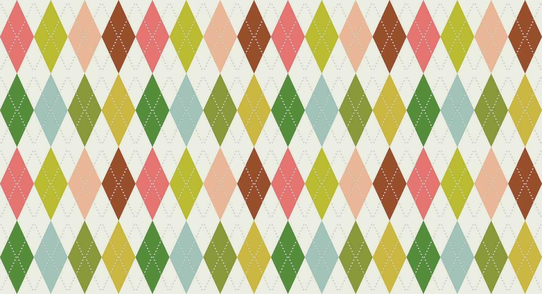 cute colorful harlequin pattern suitable for fabric printing vector