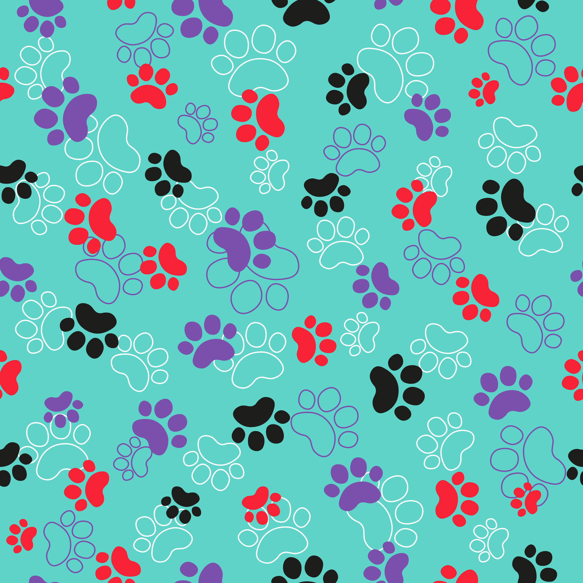 Animal Footprints Pattern Animal Tracks The Pattern Is Seamless animal-footprints-pattern-animal-tracks-the-pattern-is-seamless