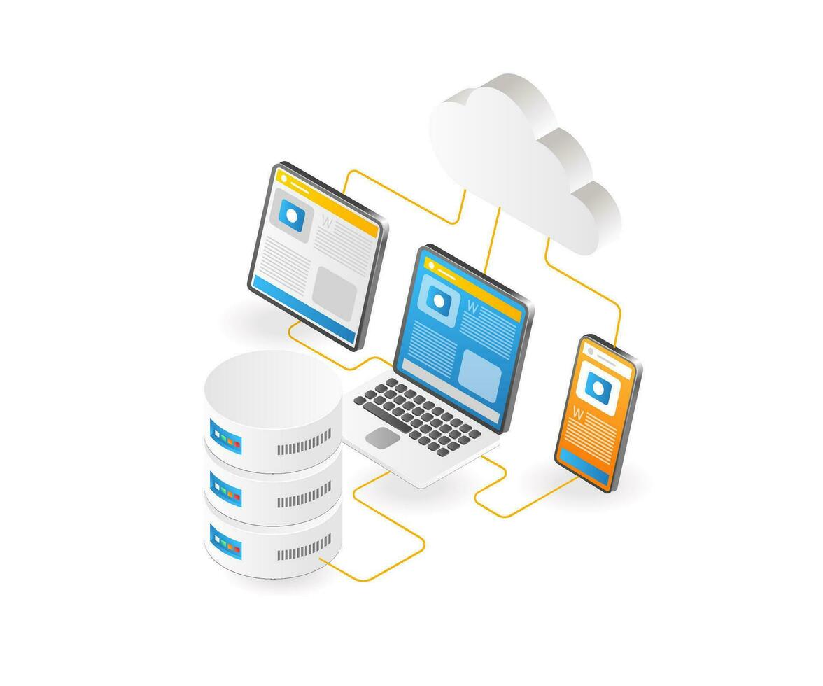 Test application web database vector