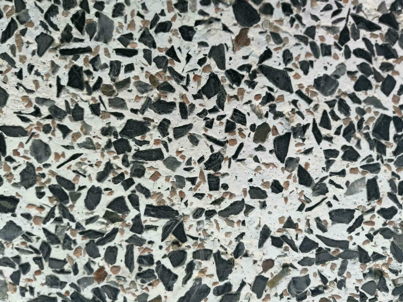 Patterned texture Terrazzo Floor, polished stone pattern background photo