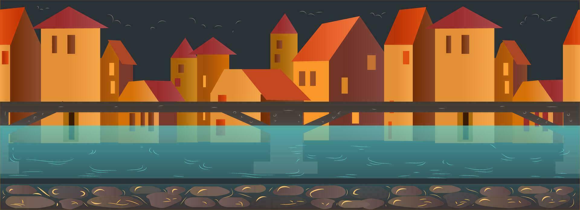 hundimiento ciudad juego antecedentes vector