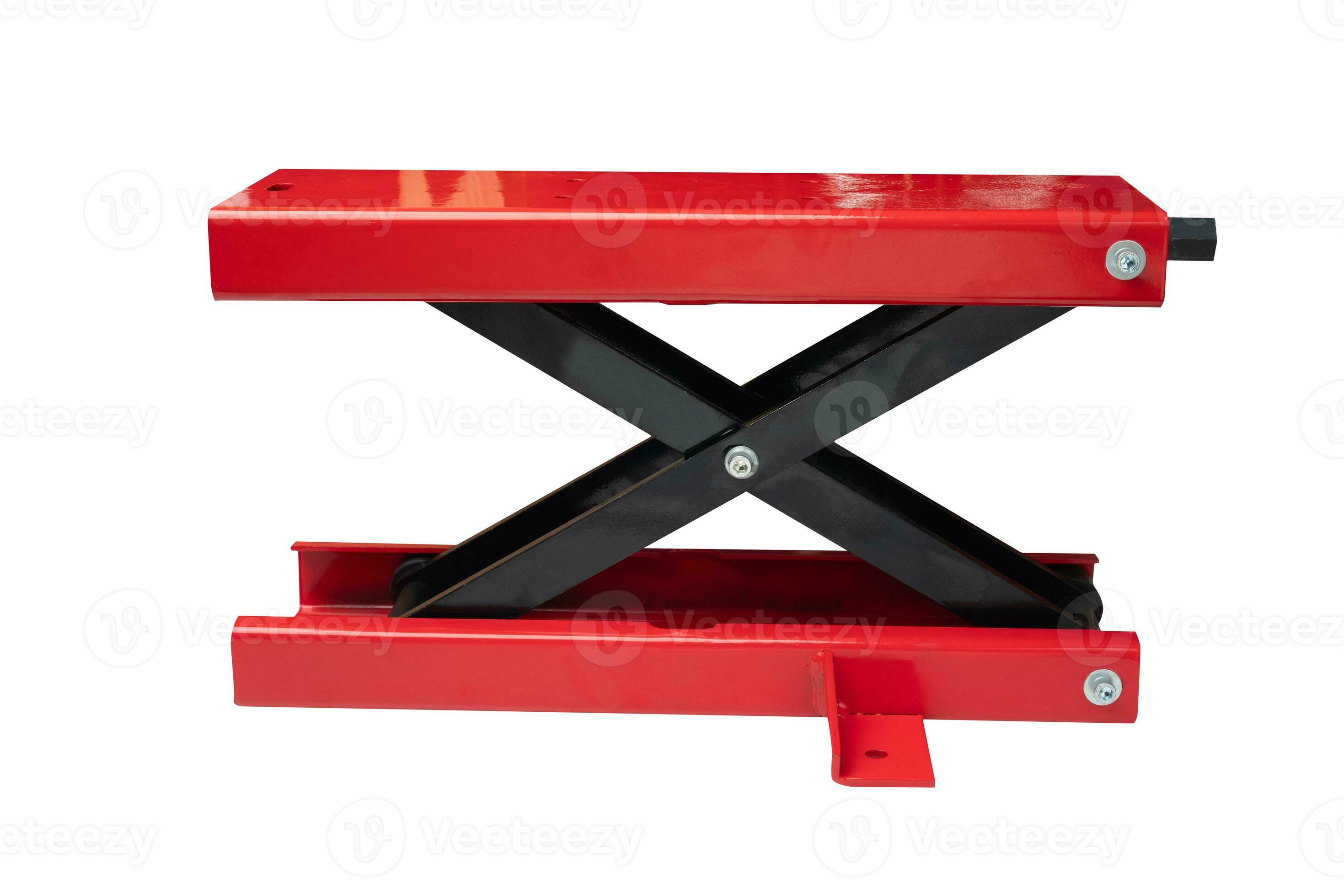 Scissor jack , manual Scissor jack for motorcycle or car 27571325 Stock Photo at Vecteezy
