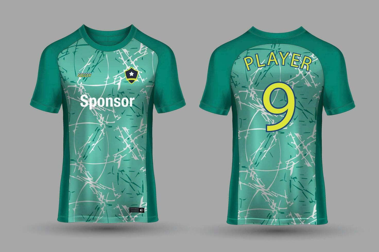 vector soccer jersey template sport t shirt design